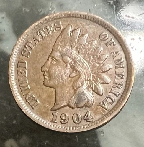1904 INDIAN HEAD CENT VF