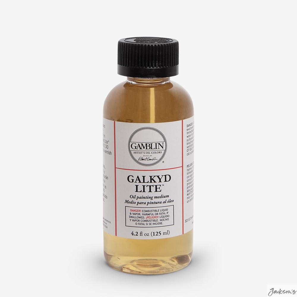 Gamblin Galkyd Lite Oil Painting Medium Alkyd Resin 125ml Thinning Glazing