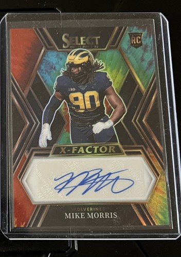 2023 Select Draft Picks Tie-Dye Mike Morris X-Factor Auto 5/25