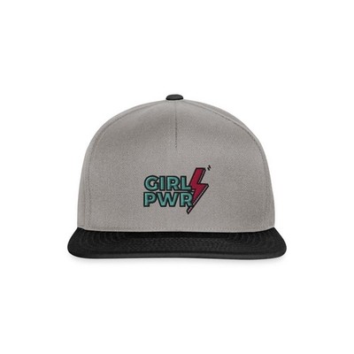 Gestickter GIRL PWR Mit Blitz Für Mehr Power Snapback Cap