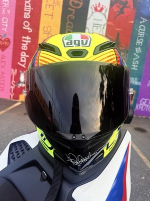 AGV CORSA VALENTINO ROSSI WINTER TEST 2014 MOTORCYCLE HELMET - LIMITED - SIZE XL