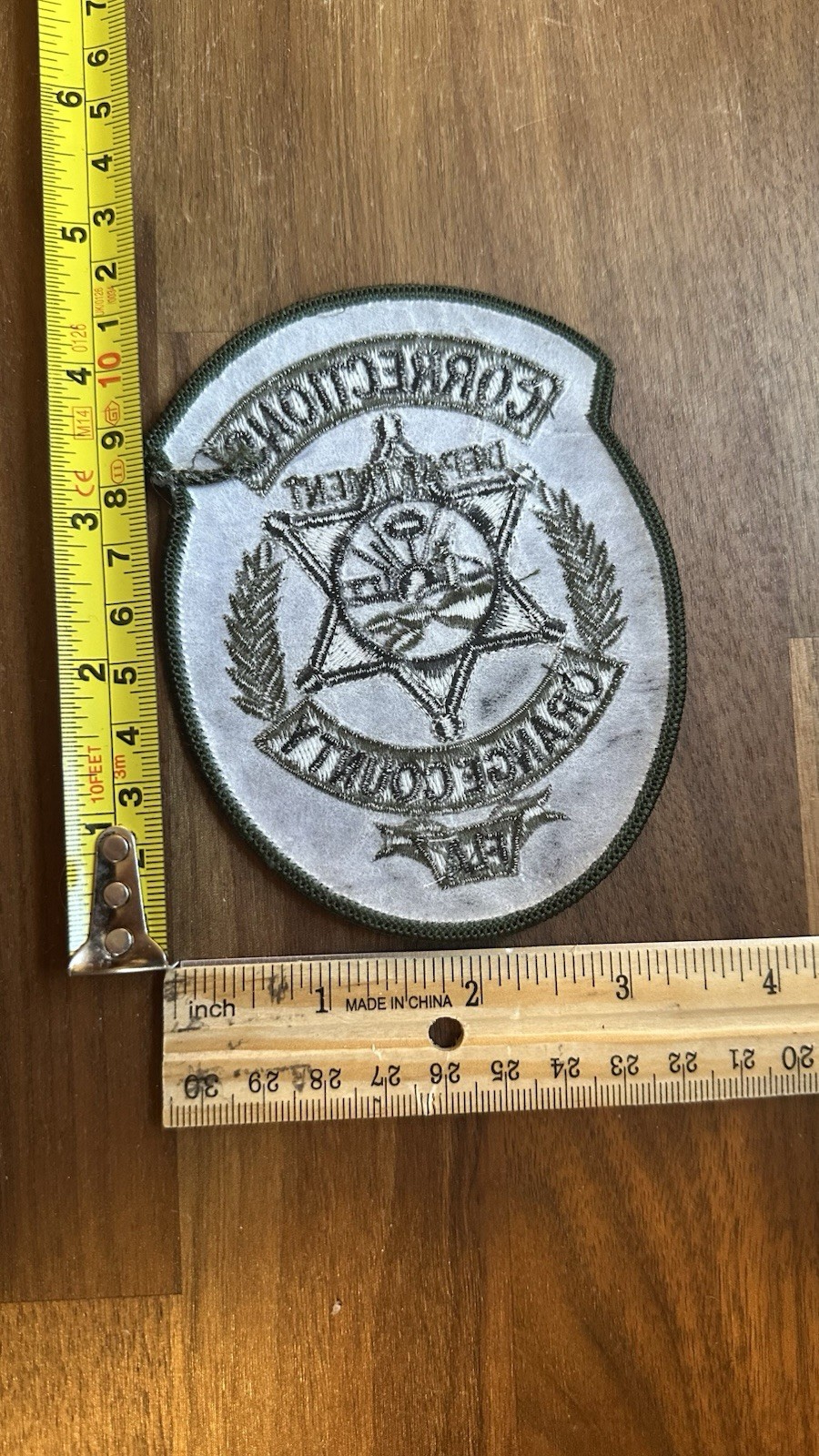 Orange County Florida Corrections Department Subdued Shoulder Patch | eBay