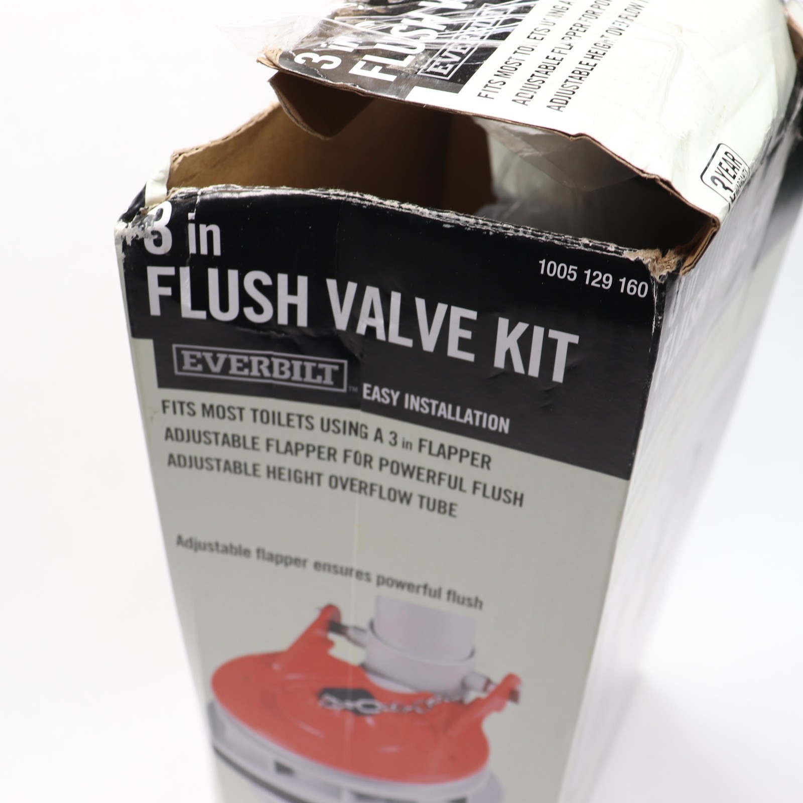 3 in. Universal Toilet Adjustable Flush Valve with Flapper NEW