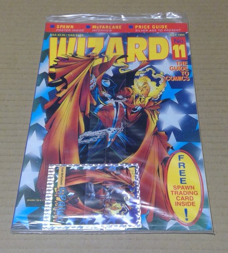 Wizard Magazin 11. Juli 1992 VERSIEGELTES Poster & Sammelkarte enthalten