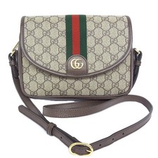 Gucci Ophidia GG Supreme Small Shoulder Bag Crossbody Web Stripe Strap