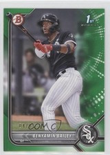 2022 Bowman Prospects Green Border 4/99 Benyamin Bailey #BP-8 16rl