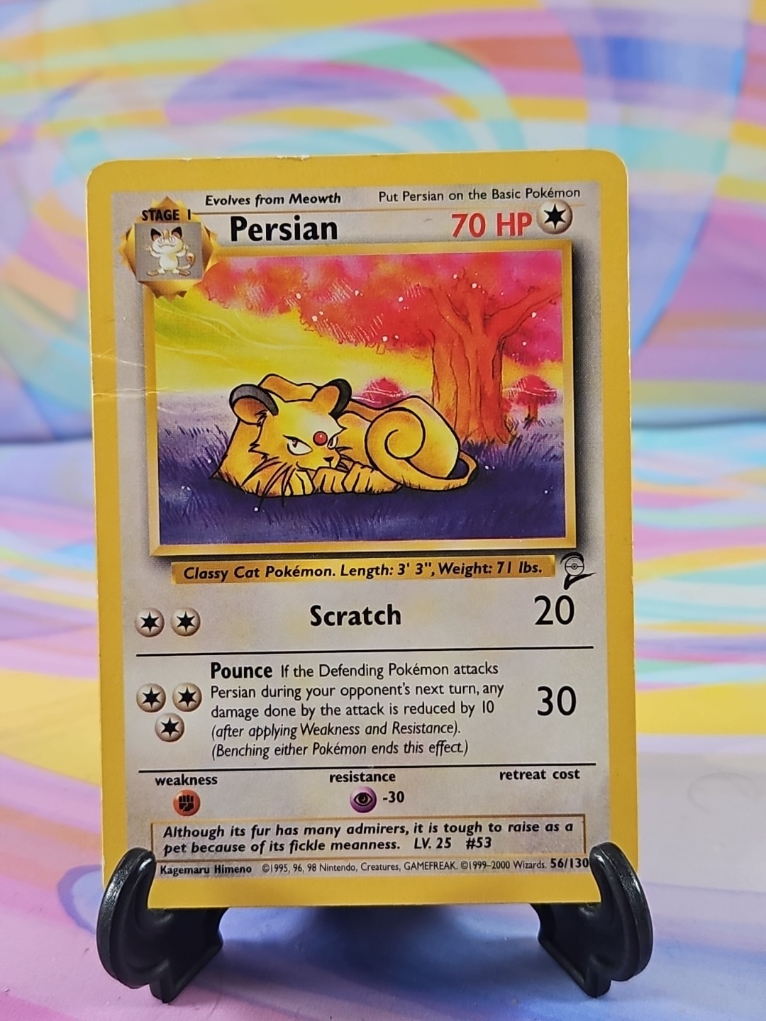 Pokemon TCG Base Set 2 Card | Persian 56/130 Uncommon