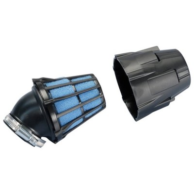 Lufi Luftfilter Polini Blue Air Box 42mm 30° für PHBH Vergaser schwarz-blau SFX