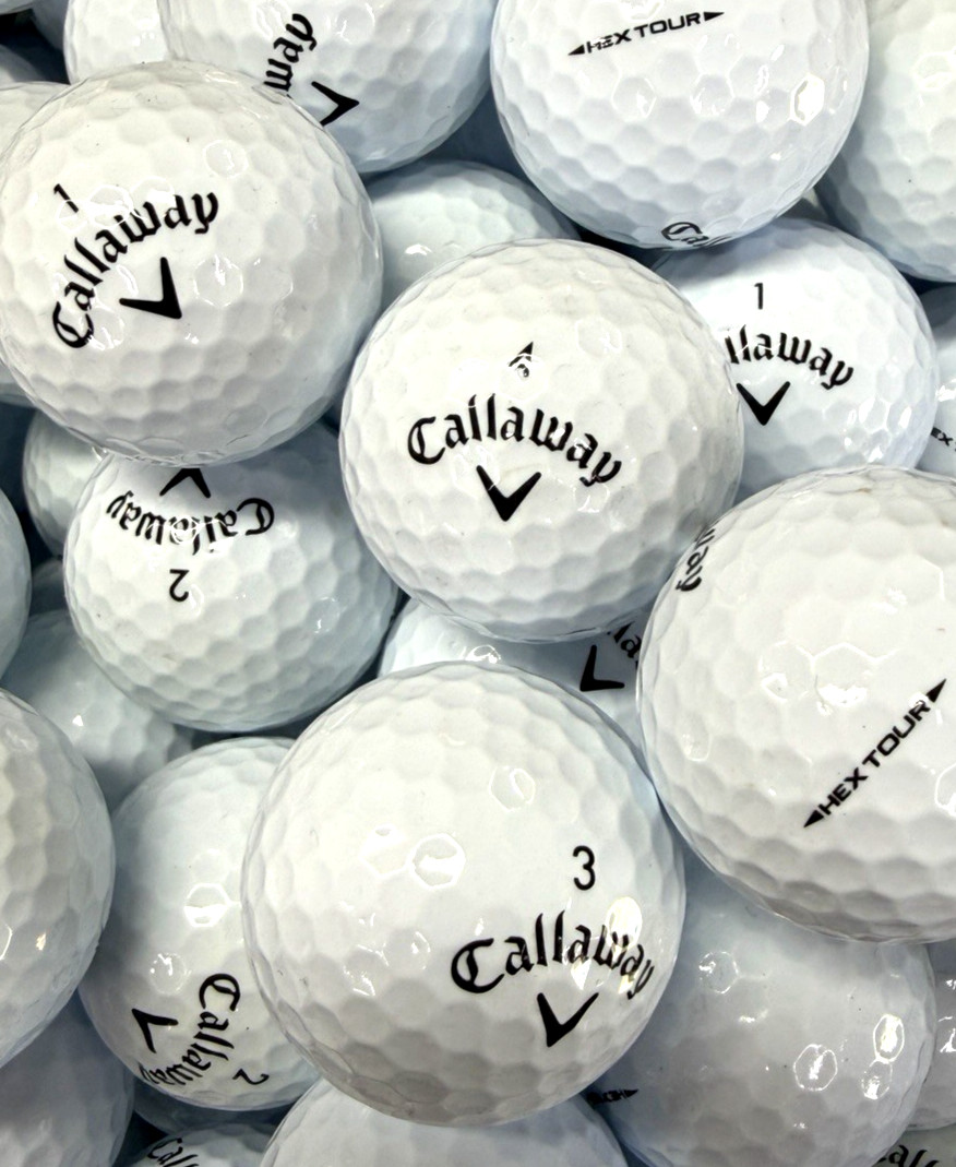 4 Dozen Near Mint AAAA Callaway Hex Tour Used Golf Balls