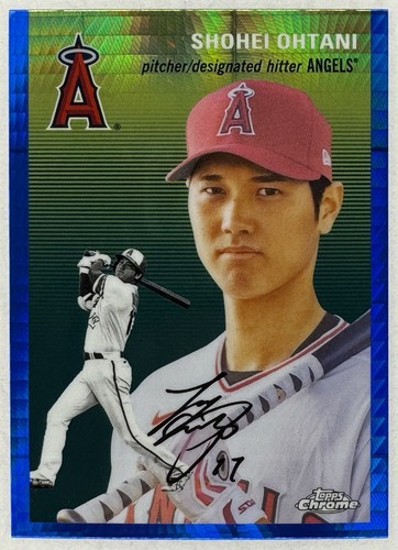2023 Topps Chrome Platinum Anniversary - Shohei Ohtani #200 Blue Prism Refractor