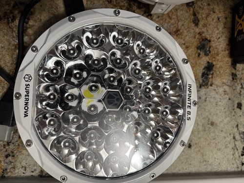 SUPERNOVA INFINITE 8.5 LED DRIVING LIGHTS - POLAR EDITION - PAIR - USED - Picture 3 of 8