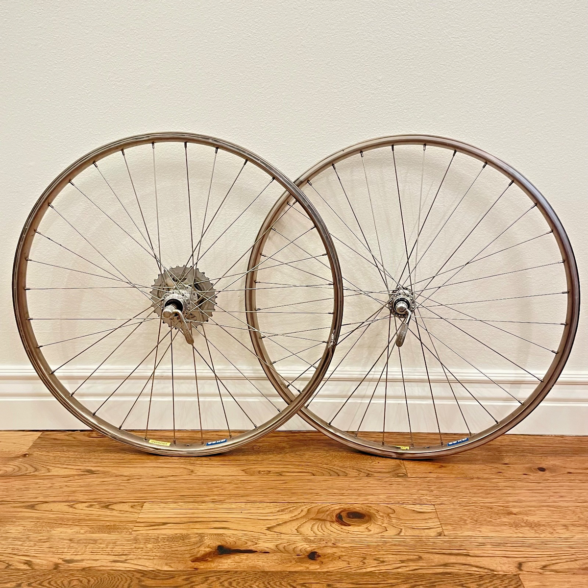 Vintage 26” Shimano Deore Wheel Set, 100/130mm, FH HB MT60 MTB