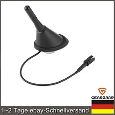 Auto KFZ Kurz Stab Dach Antenne + Raku 2 Sockel für Alfa Romeo mit Verstärker