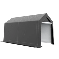 Outsunny 7' x 12' Garden Storage Tent, Heavy Duty Outdoor Shed, Waterproof Porta