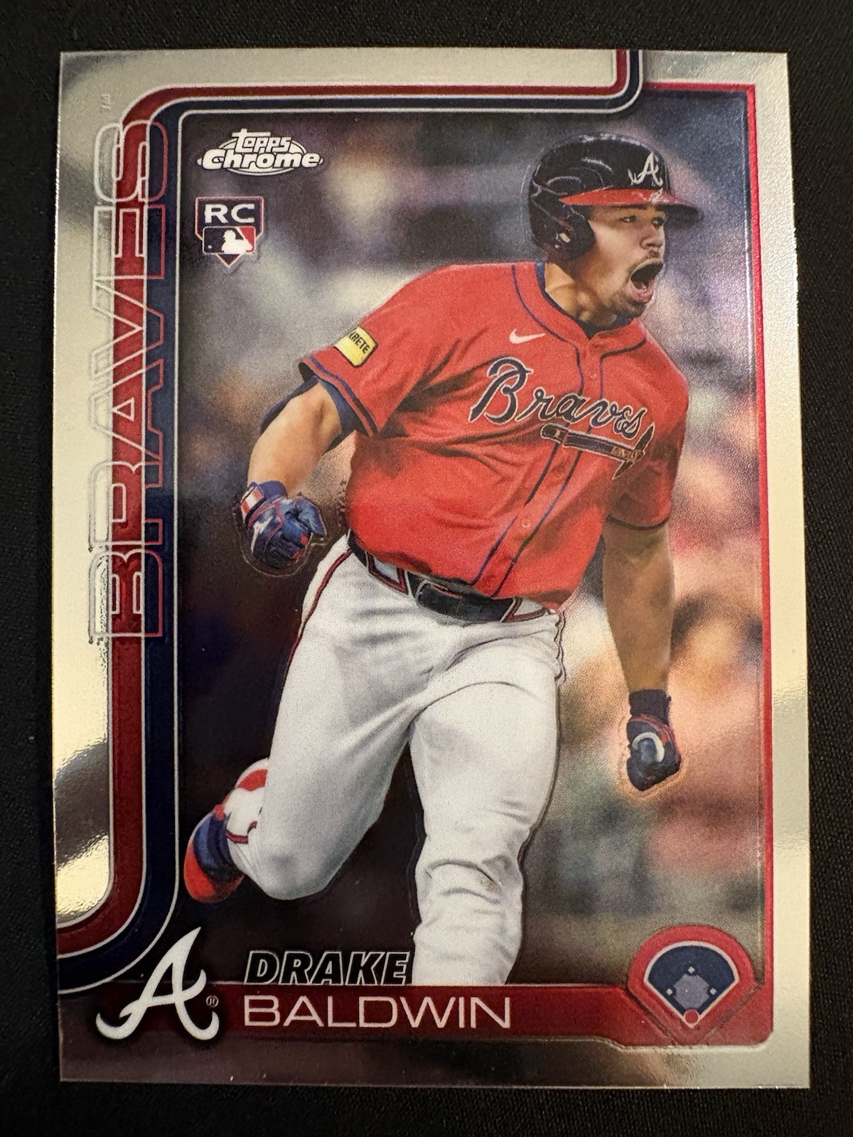 2025 Topps Chrome Update #USC96 Drake Baldwin Refractor Rookie RC Braves NL ROY