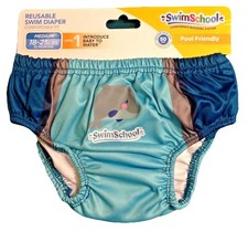 Boys Swim Diaper Reusable Diaper 18-25 lbs 12 Months By Swim School NWT