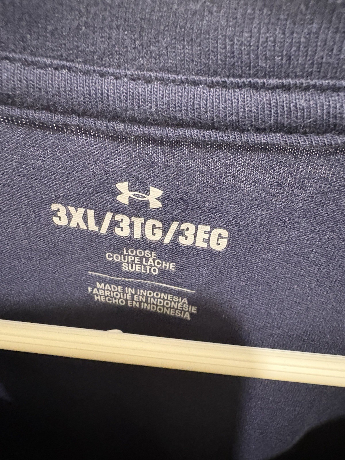 Men’s 3XL Under Armour NCAA Auburn Tigers Blue Short Sleeve Shirt thumbnail 2