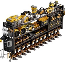 STURDIFLOW Large 49''W Power Tool Organizer Wall Mount | 620lbs Garage Storag...