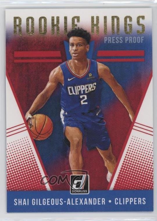 2018 Panini Donruss Rookie Kings Press Proof Shai Gilgeous-Alexander #21 RC 00ld