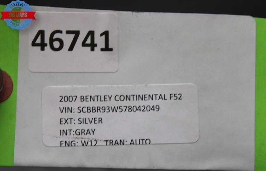 03-18 Bentley Continental GTC Rear Differential Diff Axle Carrier 08Y500043A Oem