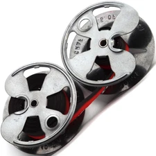 Royal 550 560 Desktop Typewriter Twin Metal Spools with New Black and Red Ribbon