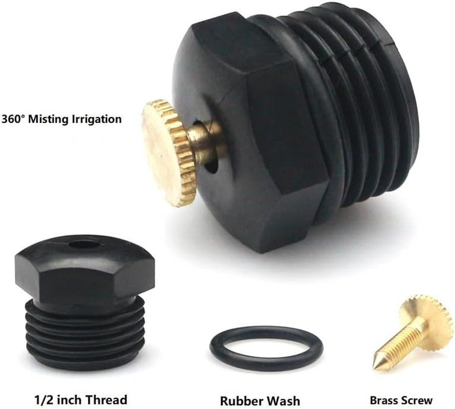 10 Pcs Drip Irrigation Sprinkler Nozzles,1/2" Micro Irrigation Sprayer Heads 360