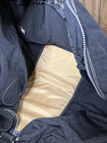 Vintage Kipling Extra Large Overnight Expandable Duffel Black Luggage 30x16x12 - Picture 10 of 14
