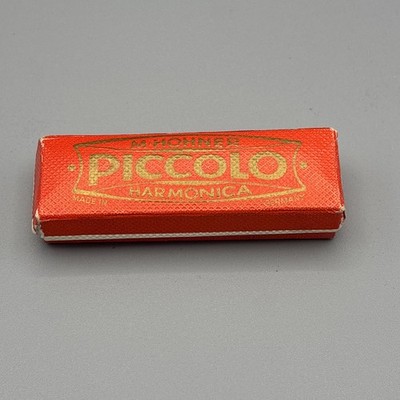 Vintage Piccolo Hohner Mundharmonika und Anleitung zum Spielen lernen
