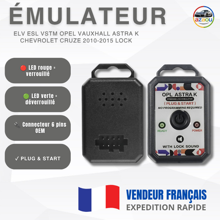 Émulateur ELV ESL résout panne démarrage Opel Astra K et Cruze 2010-2015