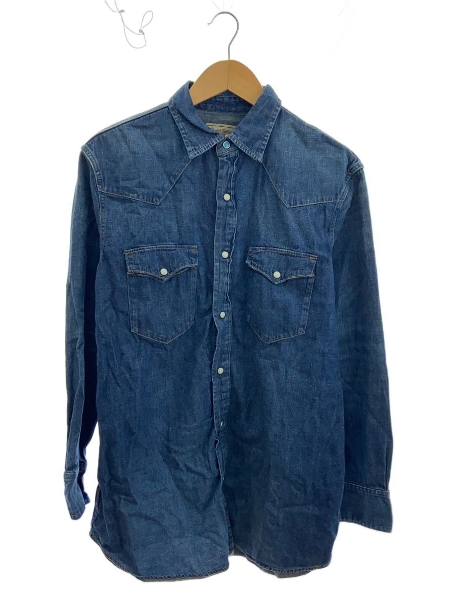 POLO RALPH LAUREN Western Shirt, Medium, Cotton, IDG