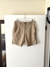 O Neill Hybrid Men s Beige Casual Chino Bermuda Lightweight Shorts Size 30
