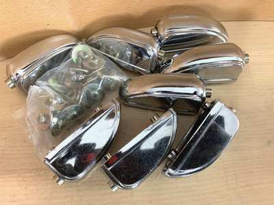 TAMA StageStar Rack Floor Tom LUG CASING Drum Parts Lot of 8x Complete Chrome