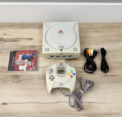 SEGA Dreamcast HKT-3020 Console Bundle Controller + Game - Tested/Working