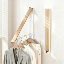 Percha plegable para ahorrar espacio sin taladro 1 pieza