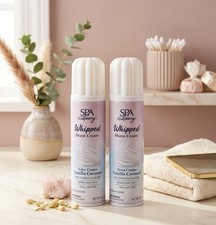Spa Luxury Whipped Shave Cream Vanilla Coconut Extra Creamy 5oz Can 2-Pack New