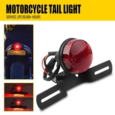Fits For Cruiser/Chopper Harley Bobber Motorcycle LED Stop Brake Light Tail Lamp