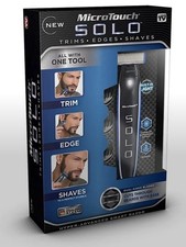 MicroTouch Solo Grooming Beard Body Trimmer for Men Black New In Box