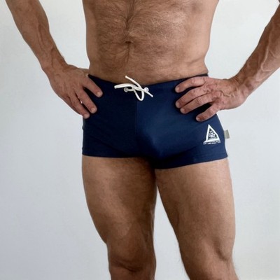 Swim Shorts By Tom Tailor, Size 4 (small), Navy Blue, EUC, External Drawstring