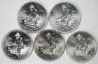 Lot 5 Different Date Engelhard American Prospector Silver Rounds 1 Troy oz Each