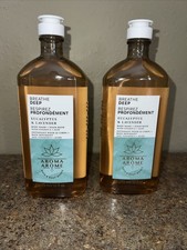 BATH  BODY WORKS AROMA BREATHE DEEP EUCALYPTUS  LAVENDER BODY WASH LOT 2 