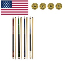 Set of 4 Pool Cues New 58" Billiard House Bar Pool Cue Sticks