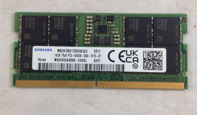 Samsung 16GB (1x16) PC5-4800 M425R2GA3BB0-CQKOL SODIMM RAM - Tested