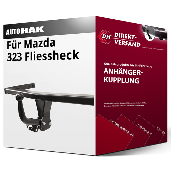 für Mazda 323 Fliessheck Typ BJ 5-TüRig (Auto Hak) AnhäNgerkupplung Starr Neu-image