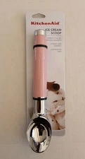 KitchenAid Ice Cream Scoop - (Dried Rose Darker Pink) Glossy Handle KE117OHDRA