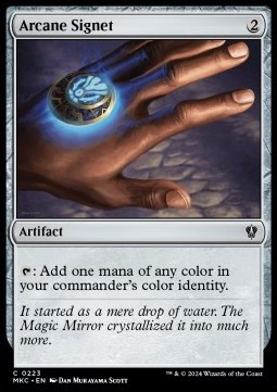 Magic/MTG Arcane Signet MKC-223 Common Englisch NM