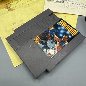 PUNCH-OUT!! carrito para Nintendo NES (Nintendo, 1987) con papel original