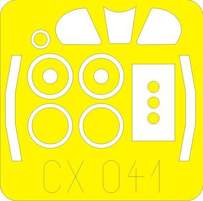Eduard 1/72 Scale Die-cut flex mask P-51D for Tamiya - CX041 Eduard 1/72 Scale Die-cut flex mask P-51D for Tamiya - CX041