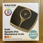 Salter Mechanical Bathroom Scale Speedo Dial Easy Reading Imperial/Metric Gold