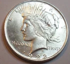 1922 PEACE LIBERTY 90% SILVER DOLLAR .77 TROY OZ 2ND YEAR OF SERIES LOT COIN