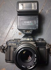 Minolta X-700 MPS 35mm SLR Film Camera W/MD 50mm f/1.7 Lens